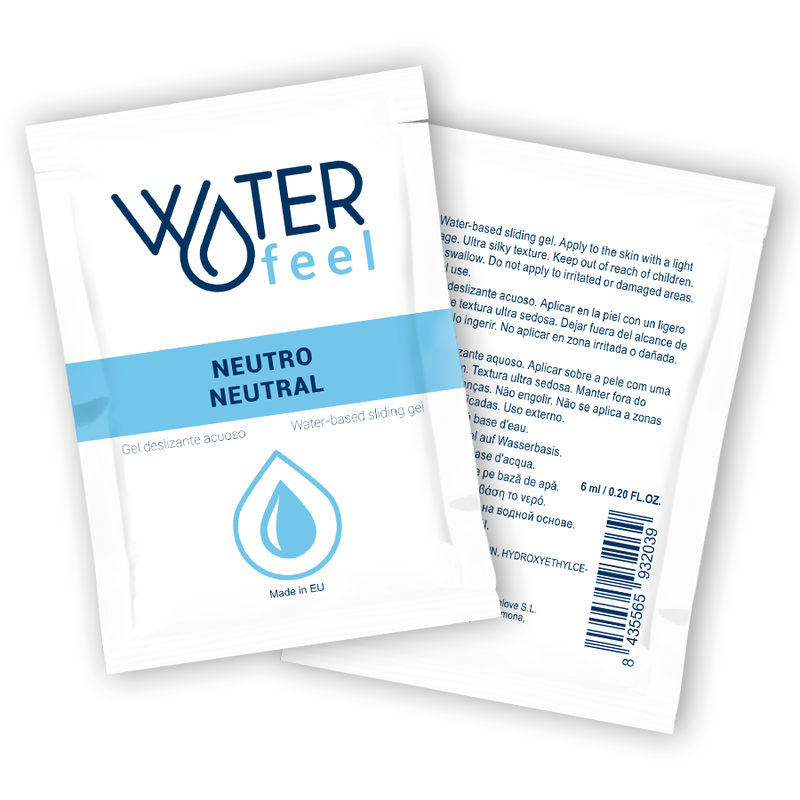 Waterfeel – Gel de glissement neutre – À base d’eau – Format 6 ml