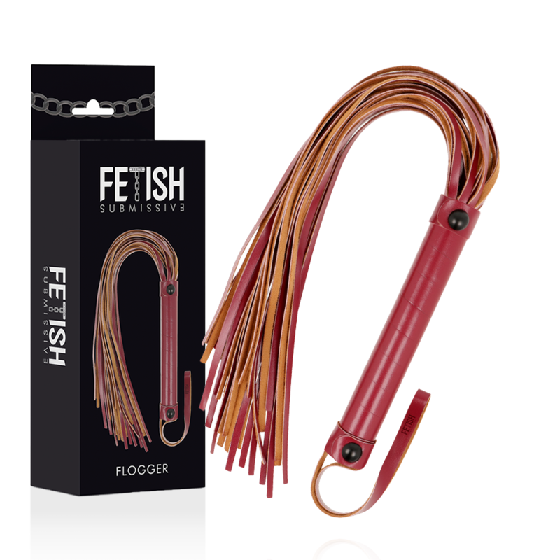 Fetish Submissive – Fouet en cuir 28 cm