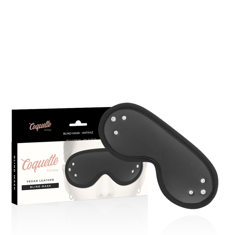 Coquette Chic Désir Fantasy – Masque élastique en cuir vegan et néoprène