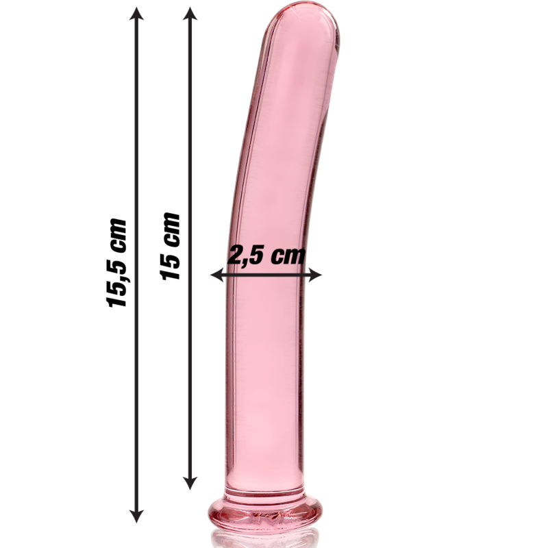 Gode en verre – Nebula Series by Ibiza – Modèle 9 – 15,5 cm