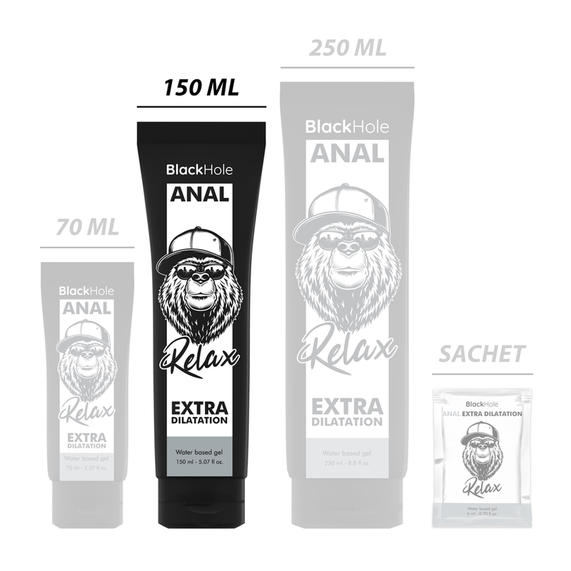 Black Hole – Gel à base d’eau dilatation anal – Effet relaxant