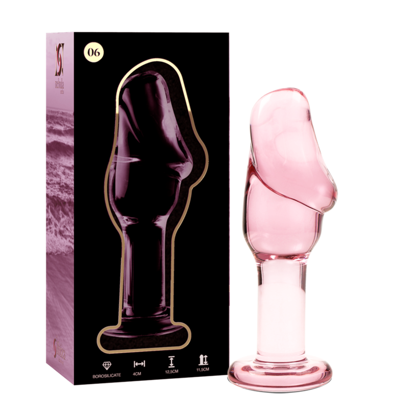 Plug anal en verre – Nebula Series – 12,5 cm
