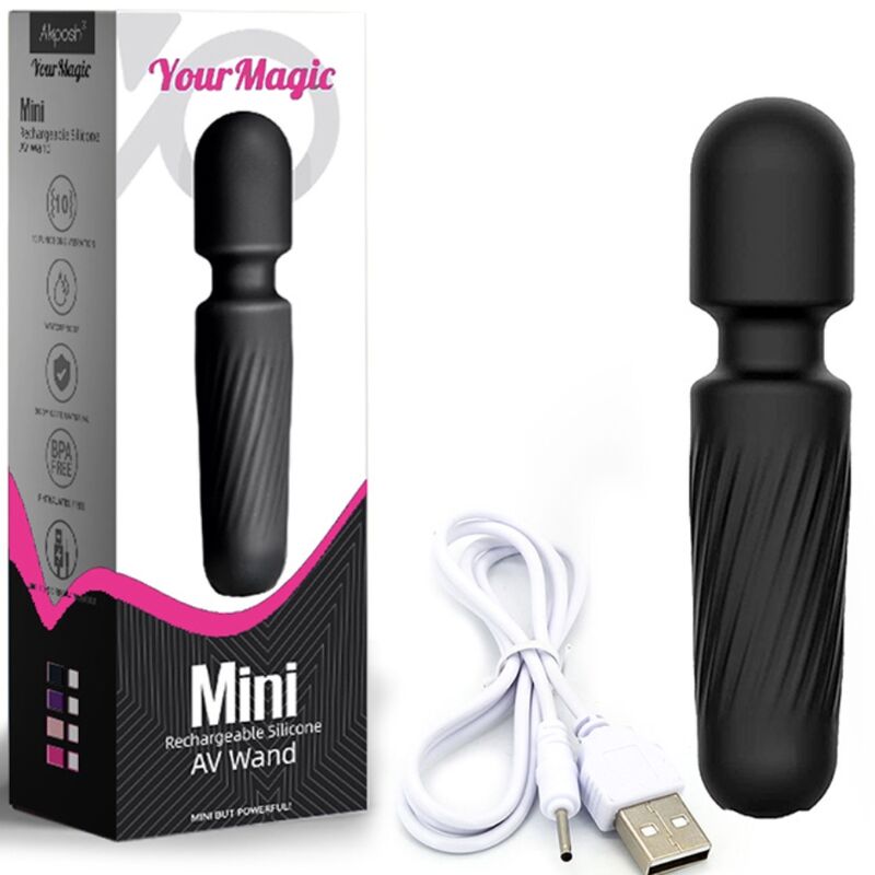 Masseur Your Magic – Armony – Rechargeable – 10 modes - Noir