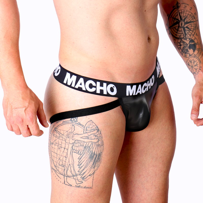 Macho – MX25NC Jock simili-cuir noir