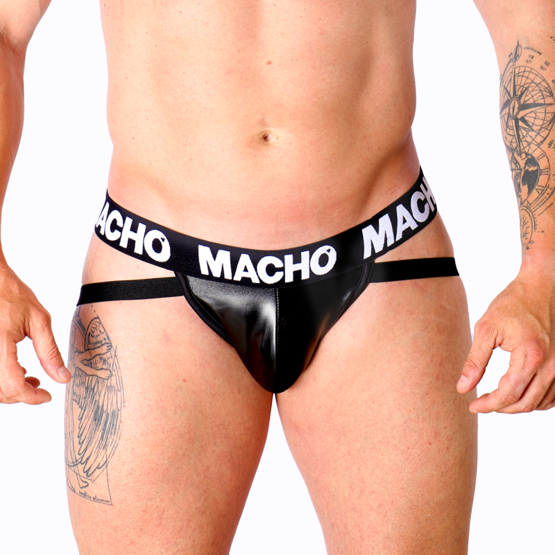 Macho – MX25NC Jock simili-cuir noir