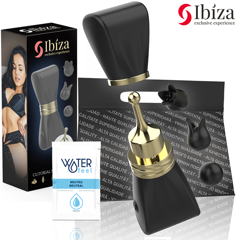 Stimulateur clitoridien Bow – Ibiza – 3 têtes interchangeables