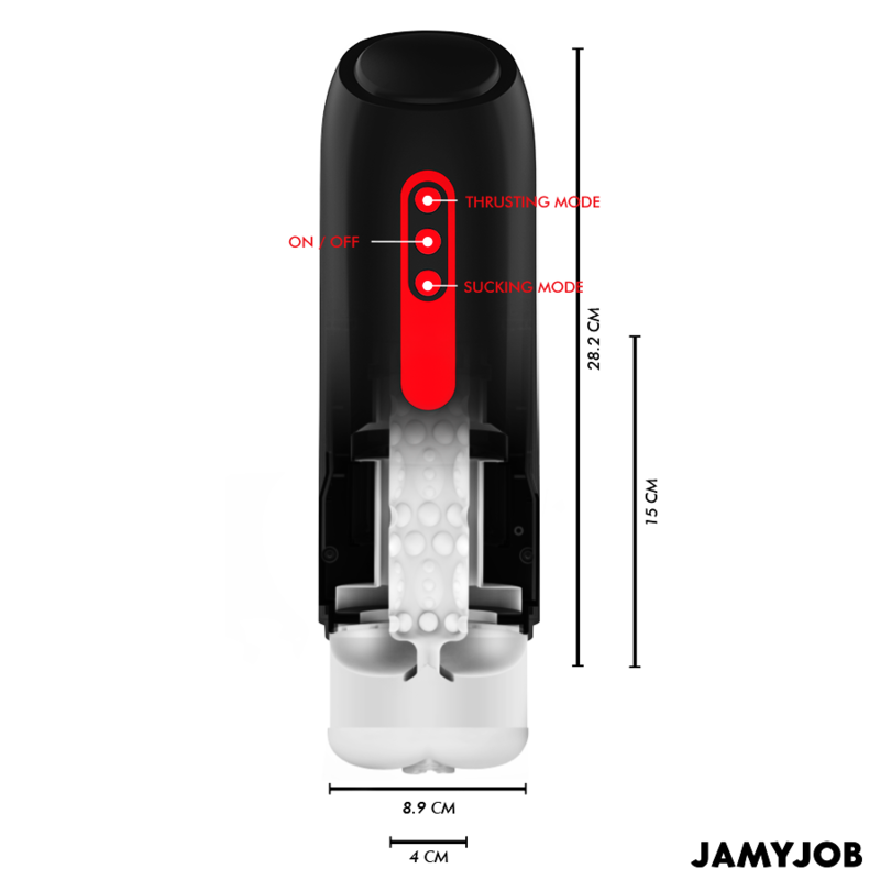 Masturbateur Phantom – Jamyjob – Ondes stimulantes + va-et-vient