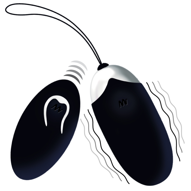 Œuf vibrant Flippy II – Intense – Noir
