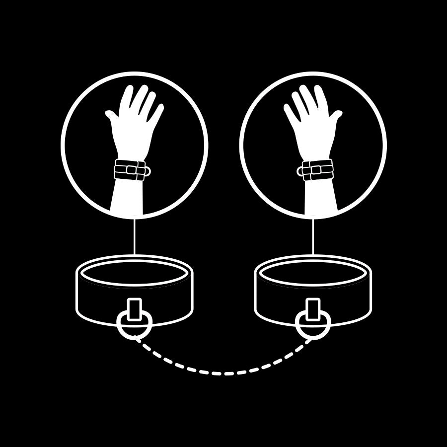 Fetish Submissive – Menottes cuir & néoprène