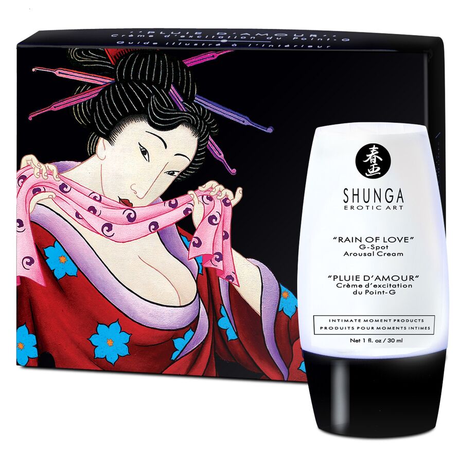 Shunga – Crème stimulante Rain of Love Point G – 30 ml Shunga Antre de Nyxa