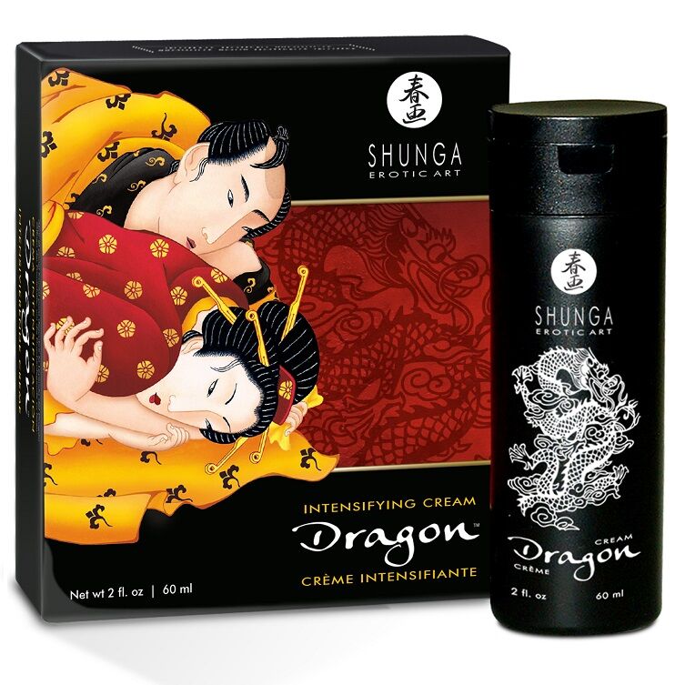 Shunga – Crème Dragon de virilité – 60 ml Shunga Antre de Nyxa