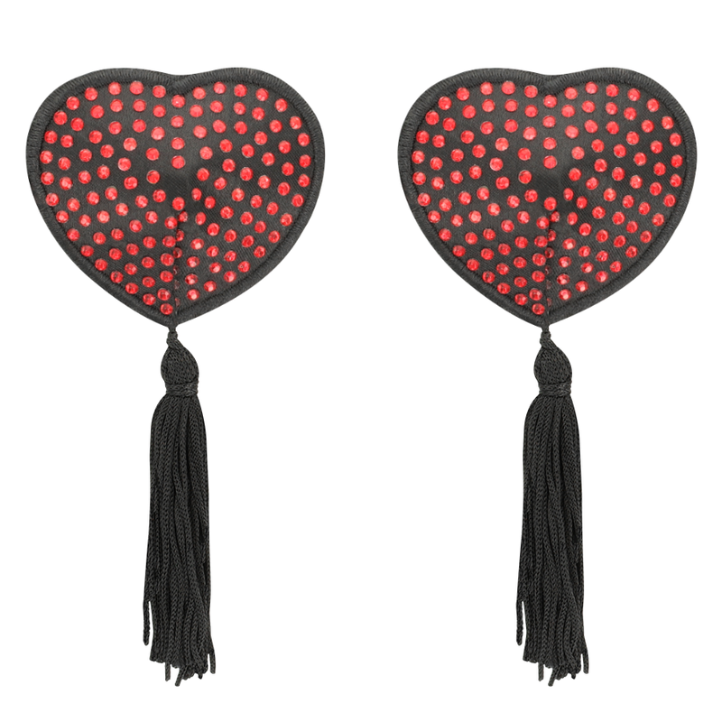 Cache-tétons rouges & noirs – Coquette Chic Desire Coquette Chic Désir Antre de Nyxa