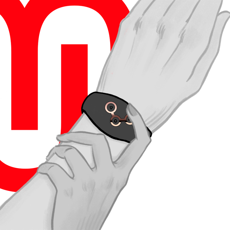 Montre télécommande sans fil – Watchme – Jet & Cuivre
