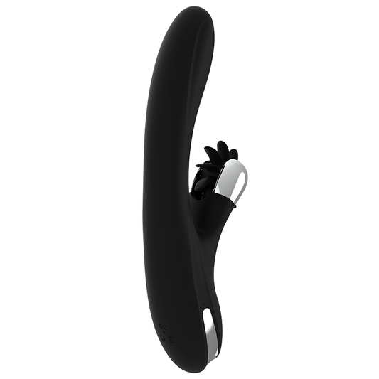 Vibromasseur Grimm Bunny – Black&SIlver – Fonction Vague