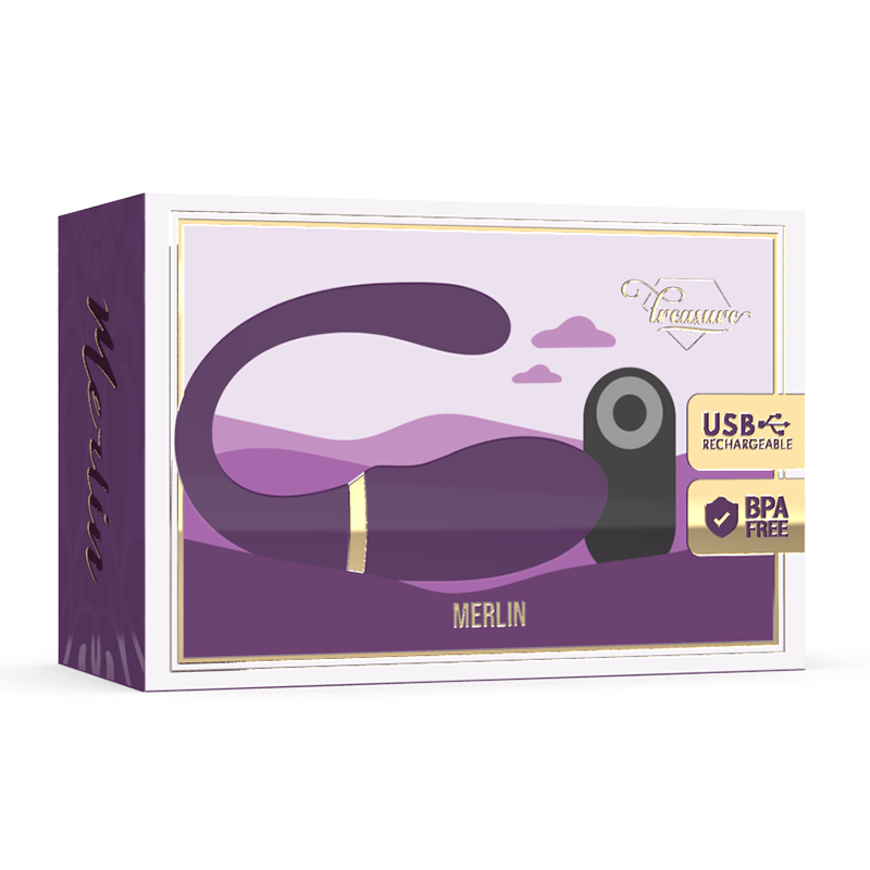 Vibromasseur double pour couple Merlin – Treasure