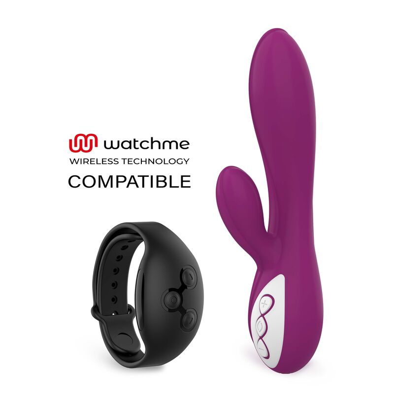 CoverMe – Vibromasseur Taylor 18,9 cm – Clitoris & point G –  connecté Watchme