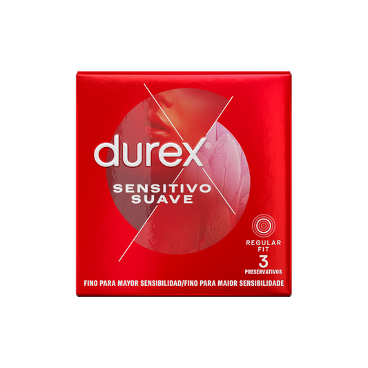 Durex – Sensitive Soft 3 unités – 56 mm