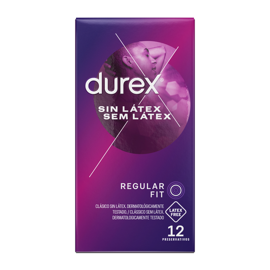 Durex – Préservatifs sans latex 12 unités – 56 mm