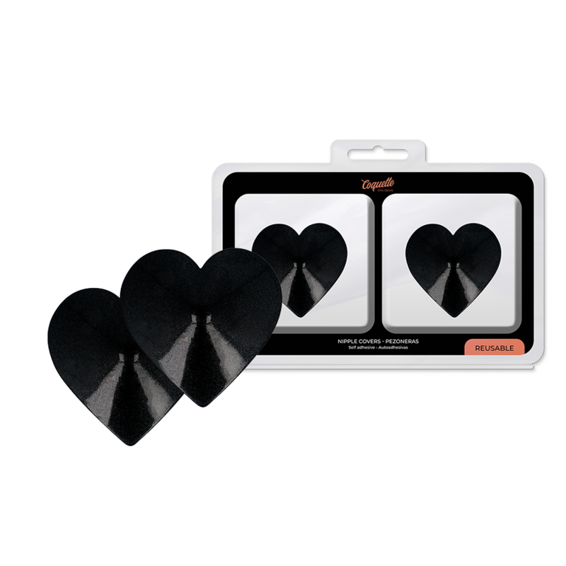Cache-tétons cœurs noirs – Coquette Chic Desire Coquette Chic Désir Antre de Nyxa