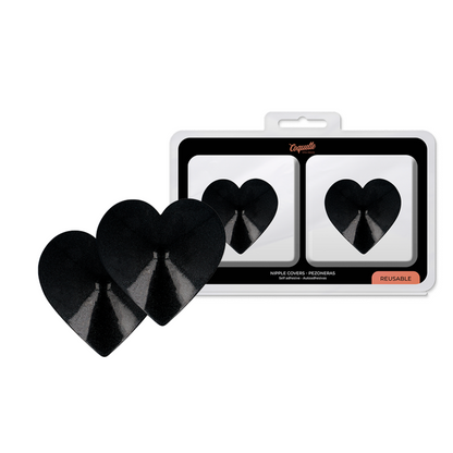 Cache-tétons cœurs noirs – Coquette Chic Desire Coquette Chic Désir Antre de Nyxa