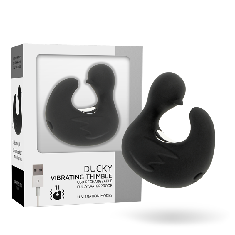 Stimulateur canard rechargeable – Duckymania – BlackSilver