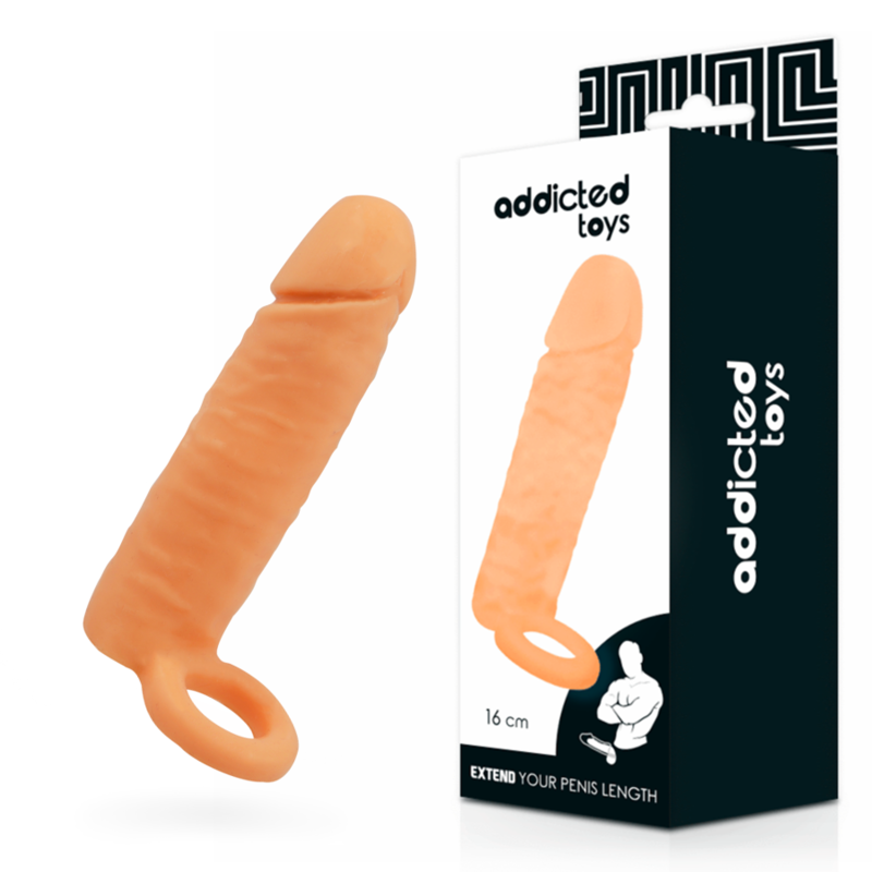 Gaine pénienne extensible – Addicted Toys – 16 cm