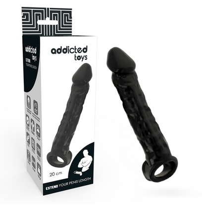 Extension pénienne noire – Addicted Toys – Aspect réaliste
