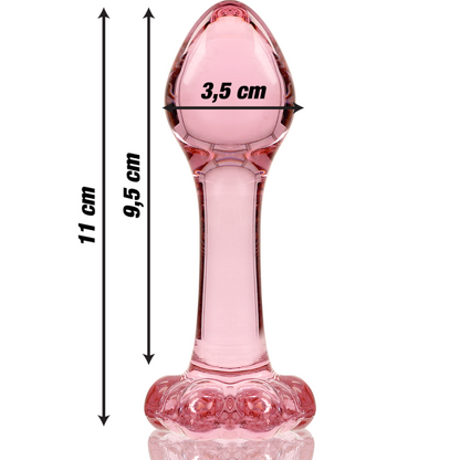Plug anal en verre – Nebula Series – 11 cm