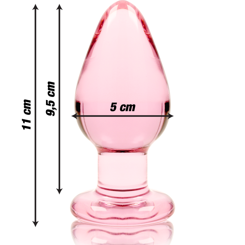 Plug anal en verre – Nebula Series – 11 cm