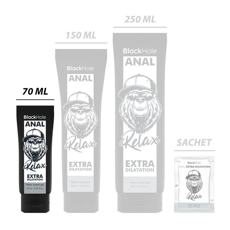 Black Hole – Gel à base d’eau dilatation anal – Effet relaxant