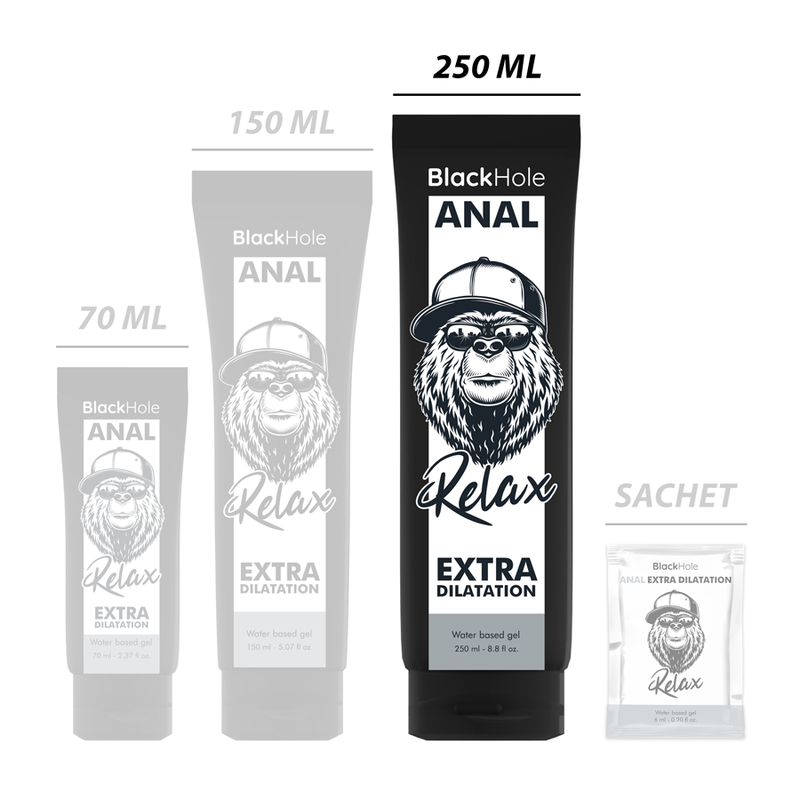 Black Hole – Gel à base d’eau dilatation anal – Effet relaxant
