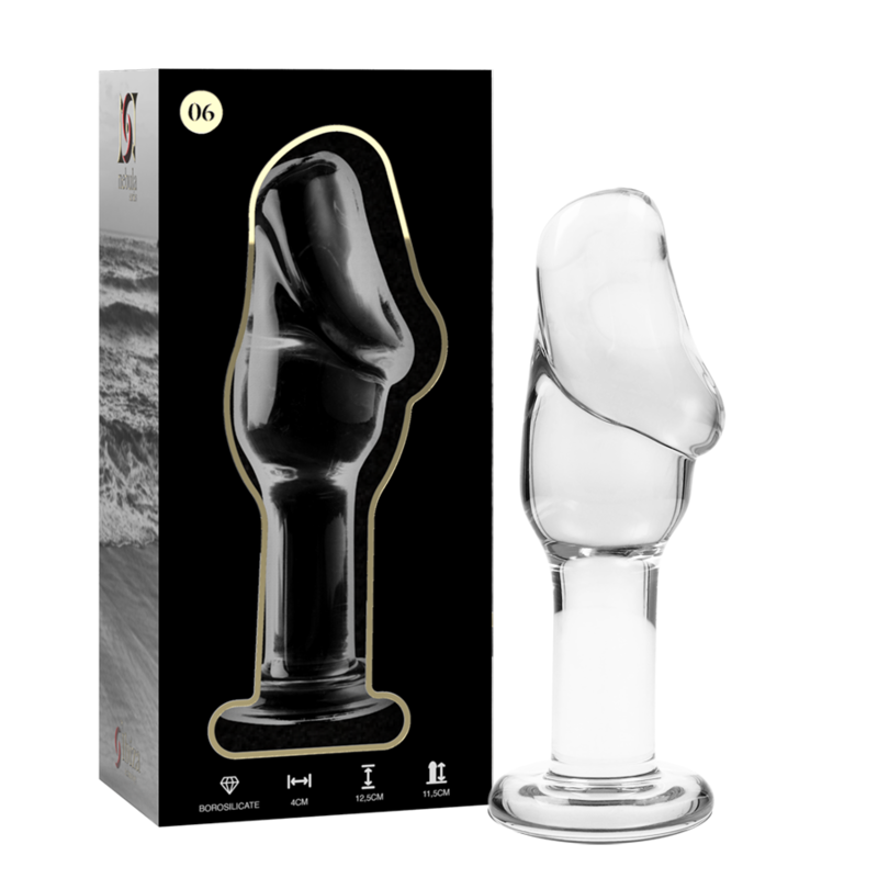 Plug anal en verre – Nebula Series – 12,5 cm