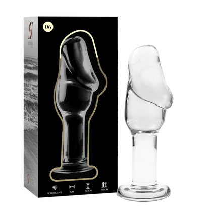 Plug anal en verre – Nebula Series – 12,5 cm
