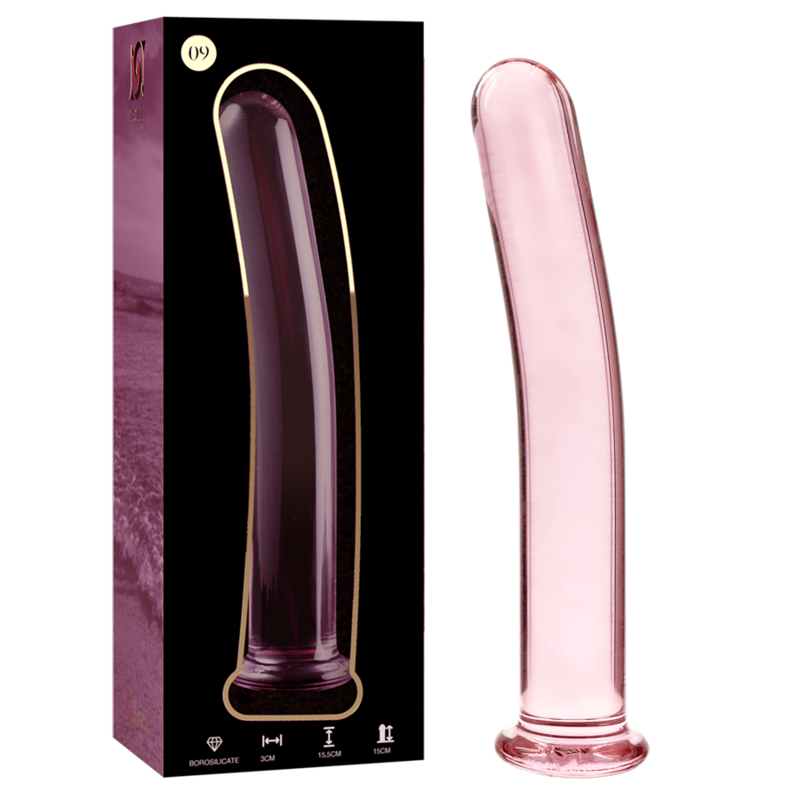 Gode en verre – Nebula Series by Ibiza – Modèle 9 – 15,5 cm