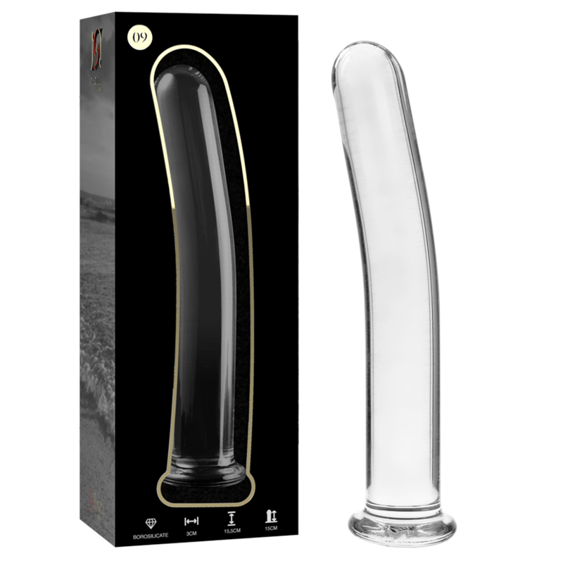 Gode en verre – Nebula Series by Ibiza – Modèle 9 – 15,5 cm