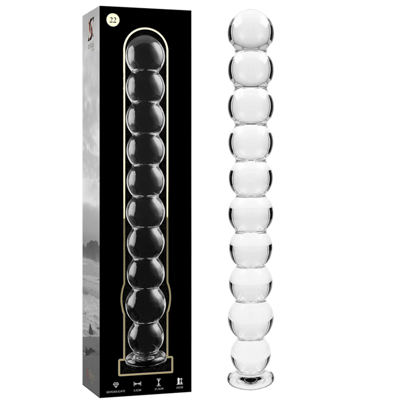 Gode en verre – Nebula Series  – 21,5 cm