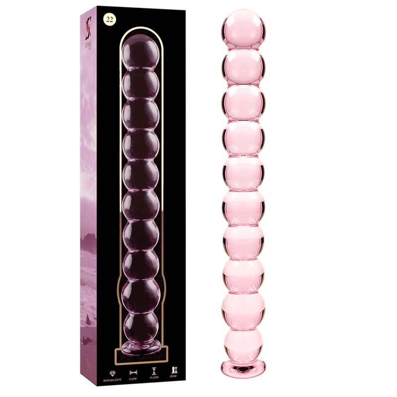 Gode en verre – Nebula Series  – 21,5 cm