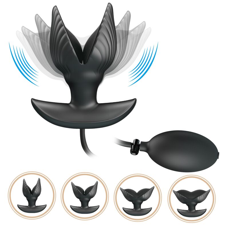 Plug anal gonflable et vibrant – Pretty Love