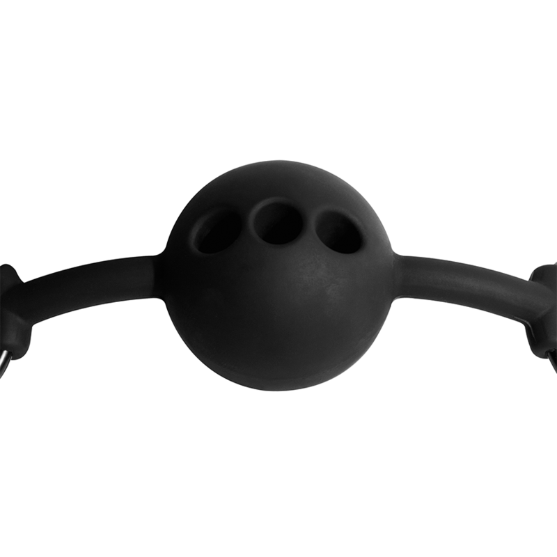 Fetish Submissive – Bâillon-balle silicone respirant