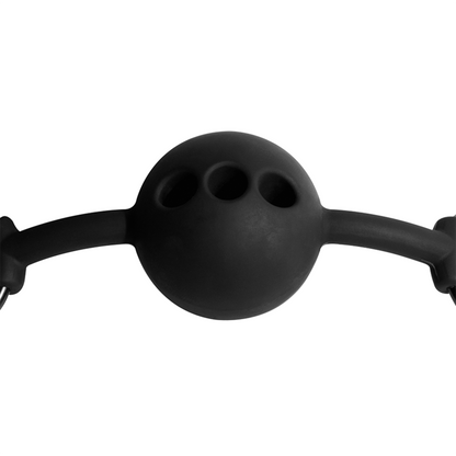 Fetish Submissive – Bâillon-balle silicone respirant