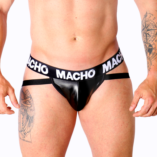 Macho – MX25NC Jock simili-cuir noir