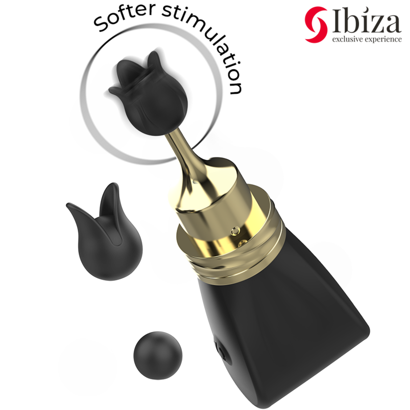 Stimulateur clitoridien Bow – Ibiza – 3 têtes interchangeables