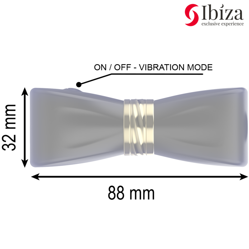 Stimulateur clitoridien Bow – Ibiza – 3 têtes interchangeables