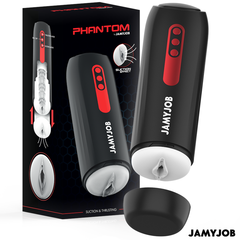Masturbateur Phantom – Jamyjob – Ondes stimulantes + va-et-vient