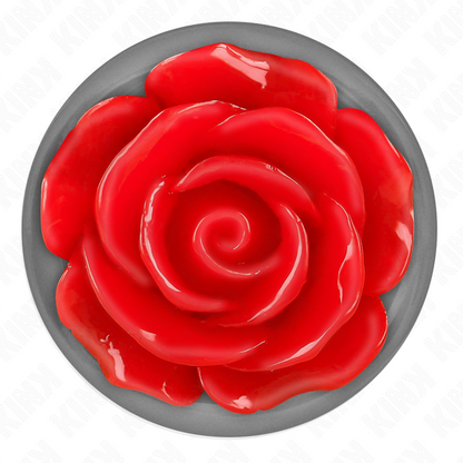 Kink – Plug anal métal & rouge – Acier inoxydable