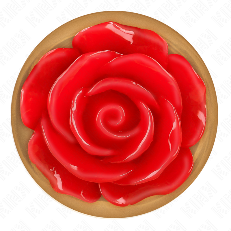 Kink – Plug anal or rose & rouge – Acier inoxydable
