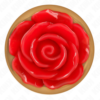 Kink – Plug anal or rose & rouge – Acier inoxydable