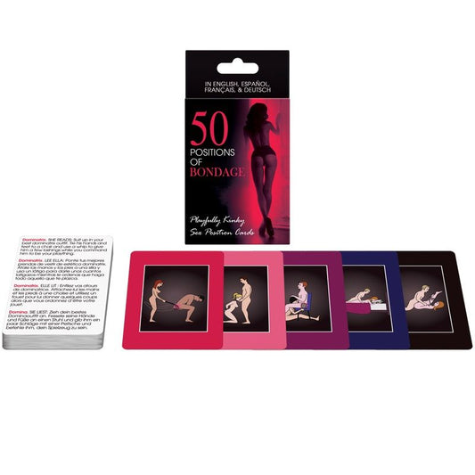 Kheper Games – 50 Positions de cartes Bondage