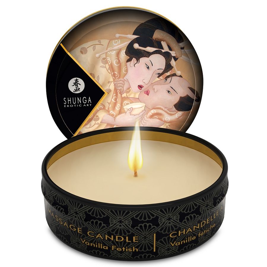 Shunga – Bougie de massage Mini Caress Vanille – 30 ml