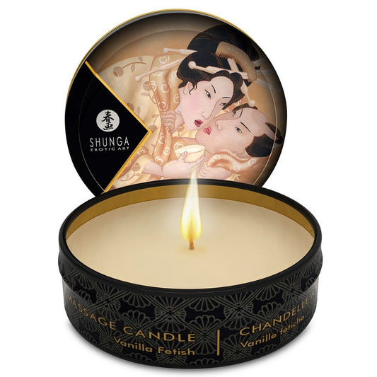 Shunga – Bougie de massage Mini Caress Vanille – 30 ml